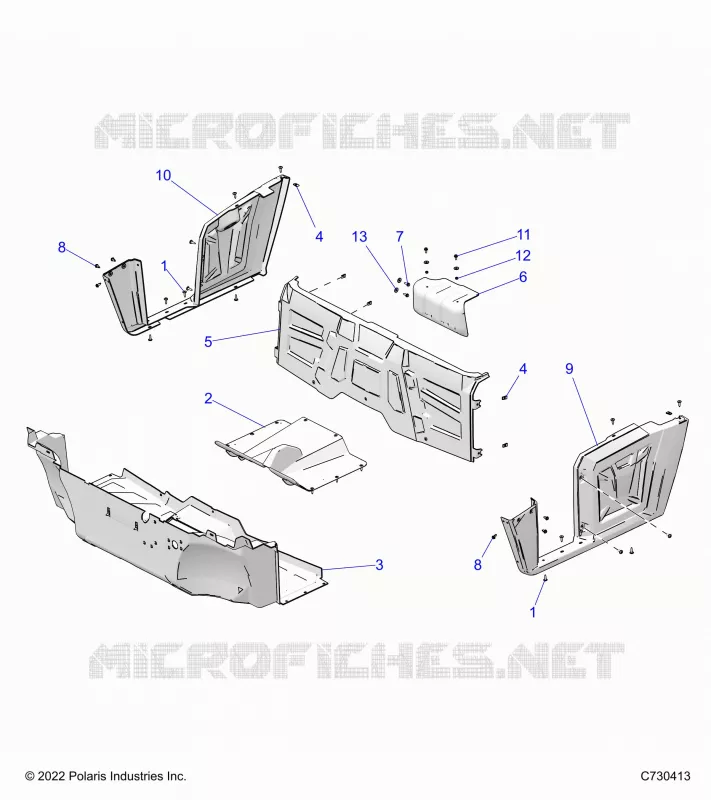 FLOOR AND FENDERS