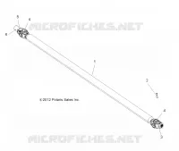 DRIVE TRAIN, FRONT PROP SHAFT
