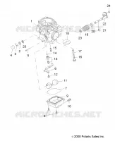 ENGINE, CARBURETOR, LOWER