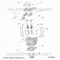 ENGINE, CYLINDER HEAD, CAMS AND VALVES