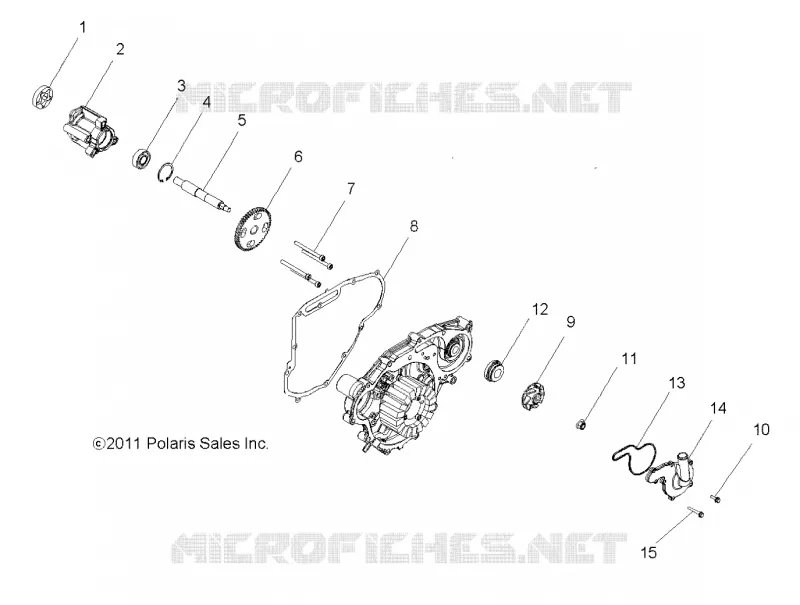 OIL PUMP AND WATER PUMP