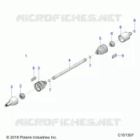DRIVE TRAIN, DRIVE SHAFT, FRONT