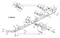 RAIL MOUNTING (SUSPENSION) 500 RMK 0982964 AND EUROPEAN 500 RMK E982964 (4942634263B012)