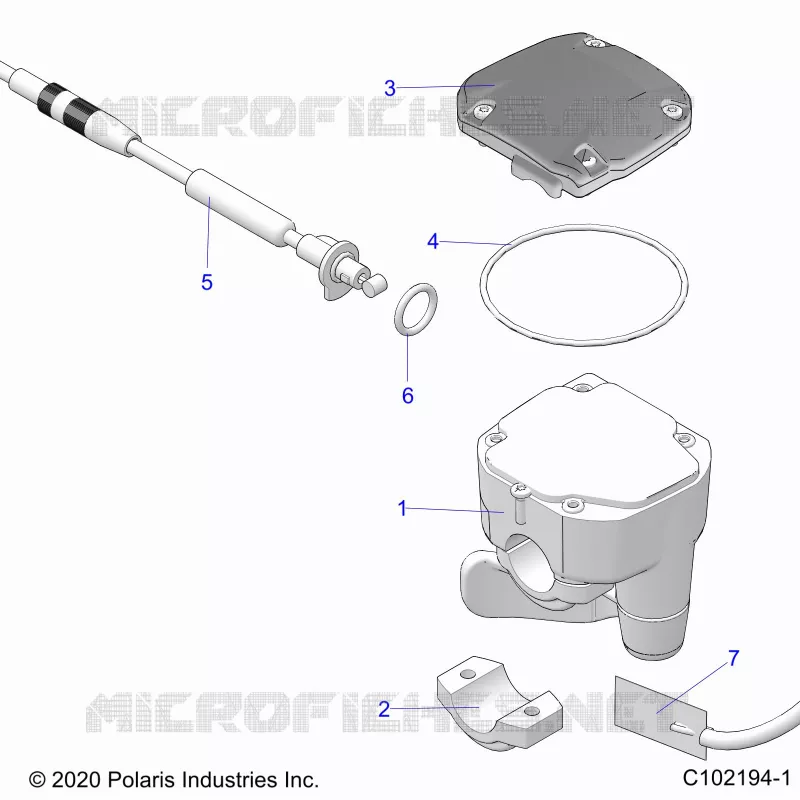 STEERING, CONTROLS, THROTTLE ASM. AND CABLE