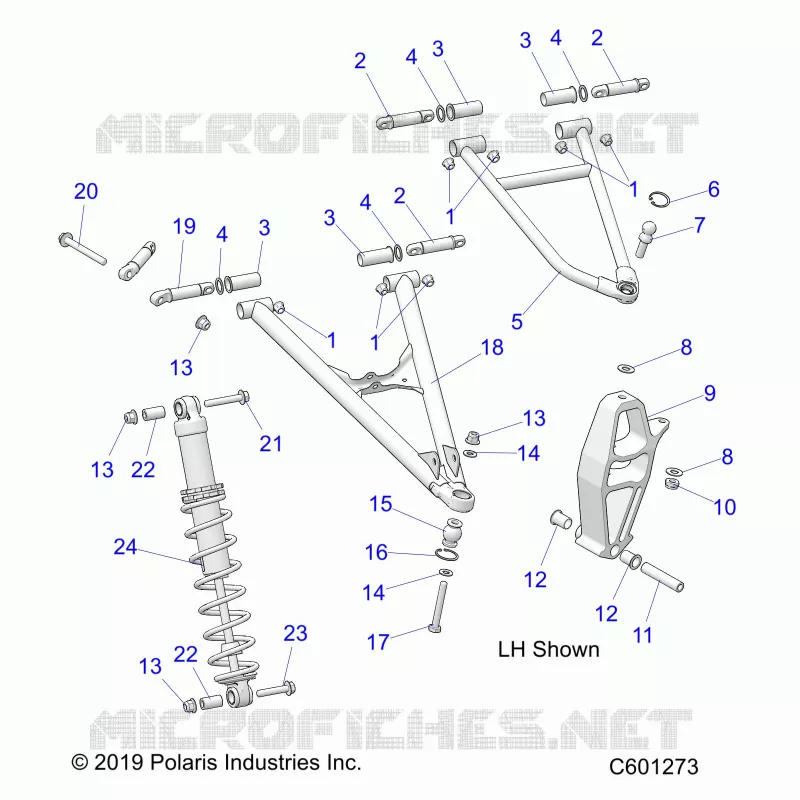 FRONT WISHBONES