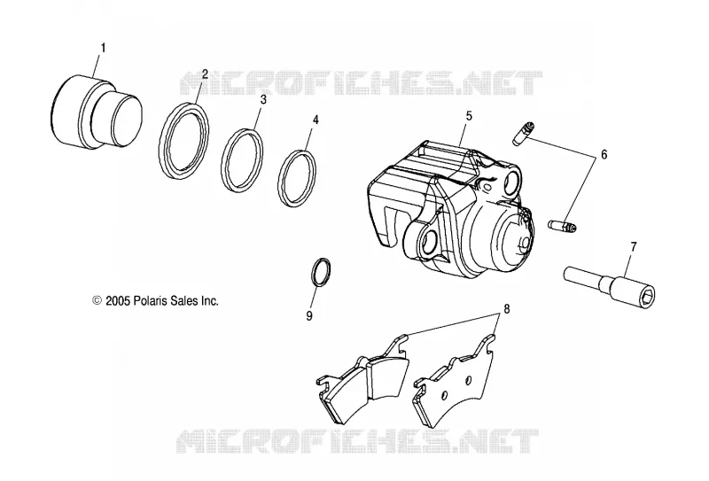 REAR BRAKE CALIPER