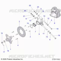 SUSPENSION, REAR CARRIER