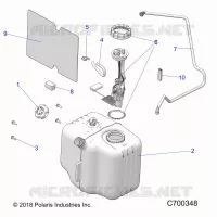 FUEL SYSTEM, FUEL TANK ASM.