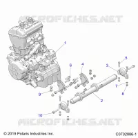 ENGINE, MOUNTING & LONG BLOCK