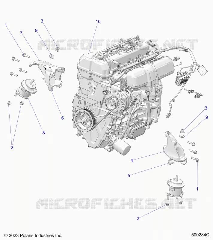 ENGINE, MOUNTING