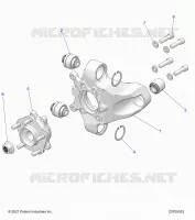 SUSPENSION, REAR CARRIER AND HUB