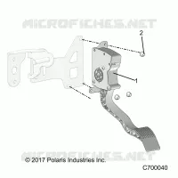 ENGINE, THROTTLE PEDAL