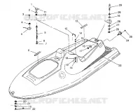 HULL   BODYWORK SLT 750 B954170 (4930563056A006)