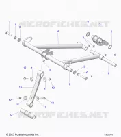 SUSPENSION, FRONT TORQUE ARM
