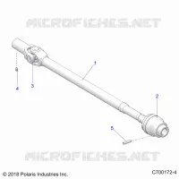 DRIVE TRAIN, FRONT PROP SHAFT