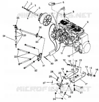ENGINE MOUNTING XLT 0940767, XLT SP 0940667   XLT SKS 0940567 (4925022502027A)