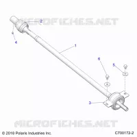DRIVE TRAIN, REAR PROP SHAFT