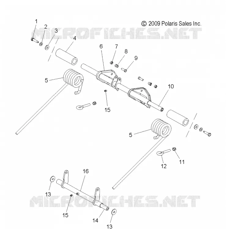 REAR SUSPENSION TORQUE ARM AND PIVOT ARM