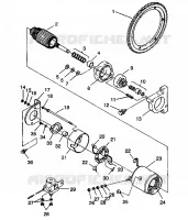 STARTING MOTOR ASSEMBLY TRAIL DELUXE E940262 (49273827380036)