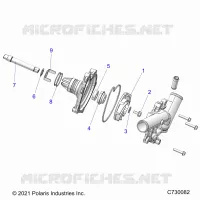 ENGINE, WATERPUMP ASSEMBLY