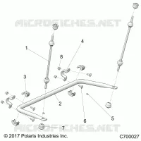 SUSPENSION, REAR STABILIZER BAR