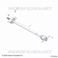 DRIVE TRAIN, FRONT PROP SHAFT