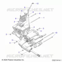 DRIVE TRAIN, MAIN GEARCASE MOUNTING