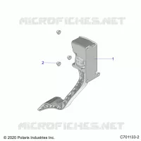 ENGINE, THROTTLE PEDAL