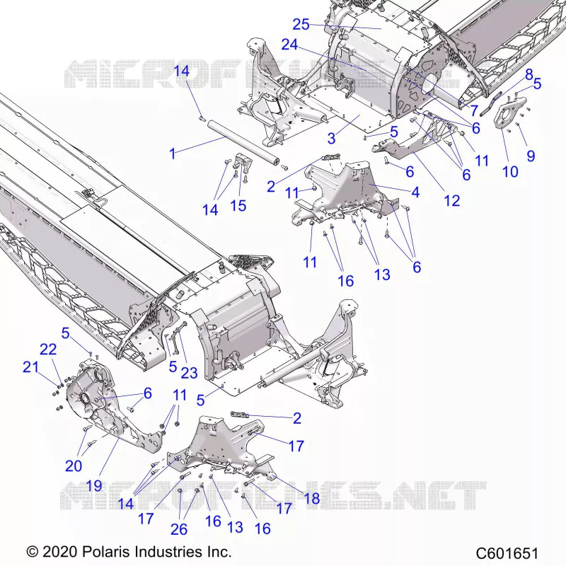 CHASSIS, BULKHEAD ASM. S21TLC6RS/6RE ALL OPTIONS (C601651)
