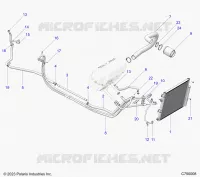 AIR CONDITIONING CONDENSER AND HOSES