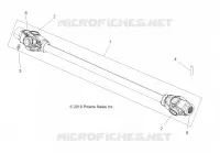 DRIVE TRAIN, PROP SHAFT, FRONT