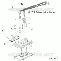 THROTTLE BODY AND VALVE COVER