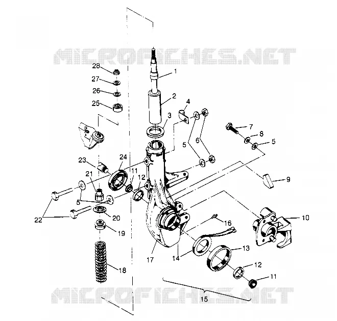 FRONT STRUT   ASSEMBLY 4X4 300 W948130 (4926762676B004)
