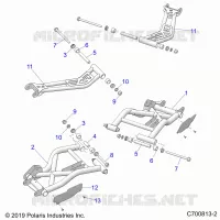 REAR SUSPENSION CONTROL ARMS
