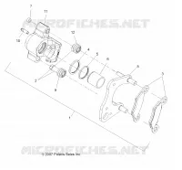 BRAKES, BRAKE FRONT BRAKE CALIPER