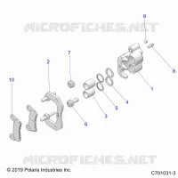 BRAKES, REAR CALIPER