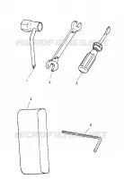 TOOL KIT   ASSEMBLY  SL 750 B954070 (4930523052B012)