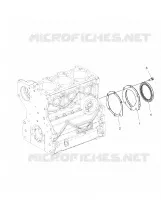 ENGINE, CRANKSHAFT OIL SEAL FLANGE