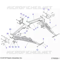 REAR SUSPENSION CONTROL ARMS