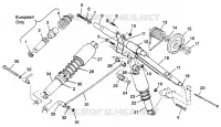 REAR TORQUE ARM CLASSIC TOURING 0973365 AND EUROPEAN CLASSIC TOURING E97336 (4938493849B014)