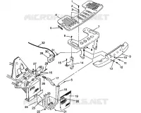 FRONT RACK   BUMPER MOUNTING SPORTSMAN 500 W969244 AND SWEDISH SPORTSMAN (4936093609A010)