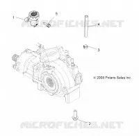 DRIVE TRAIN, GEARCASE MOUNTING, FRONT