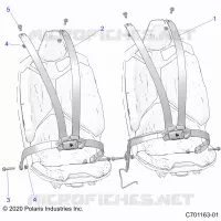SEAT BELT MOUNTING 4 POINT
