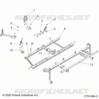 CHASSIS, MAIN FRAME MOUNTS