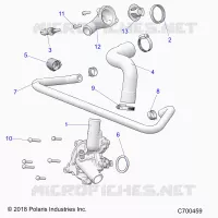 ENGINE, WATERPUMP AND BYPASS