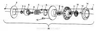 DRIVEN CLUTCH XLT TOURING  0973357 AND EUROPEAN XLT TOURING  E973357 (4937723772C002)