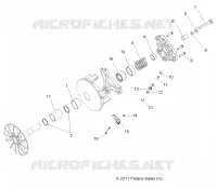 DRIVE TRAIN, PRIMARY CLUTCH