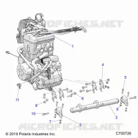 ENGINE, MOUNTING