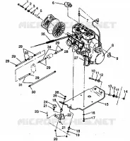 ENGINE MOUNTING 500 EFI 0942774 AND EFI SKS 0942574 (4924982498027A)