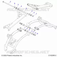 REAR SUSPENSION CONTROL ARM MOUNTING